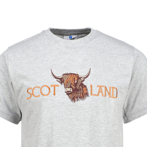 ADULT T-SHIRT | EMB SCT(BULL FACE)LND