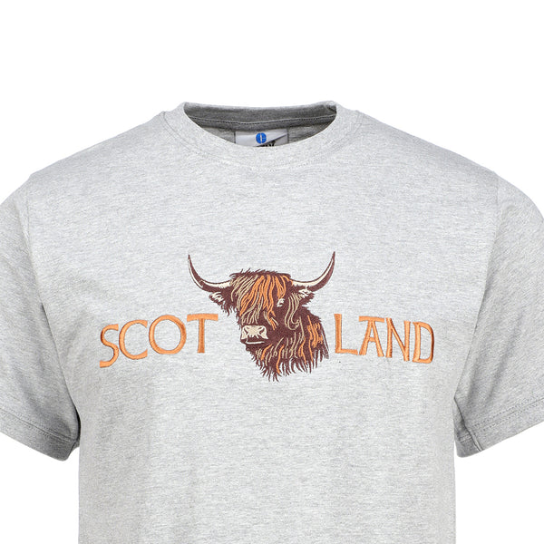 ADULT T-SHIRT | EMB SCT(BULL FACE)LND
