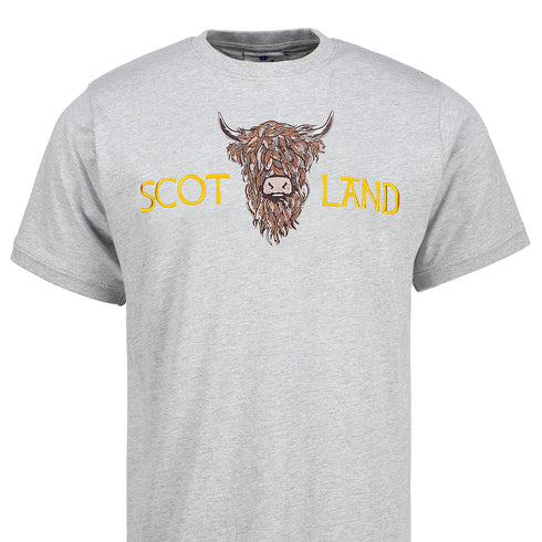 ADULT T-SHIRT | EMB SCOT(BR COW 1)LAND