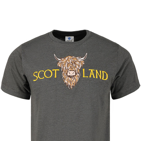 ADULT T-SHIRT | EMB SCOT(BR COW 1)LAND