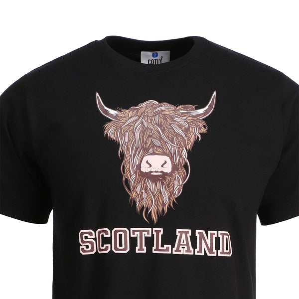 ADULT T-SHIRT | EMB BR COW 1
