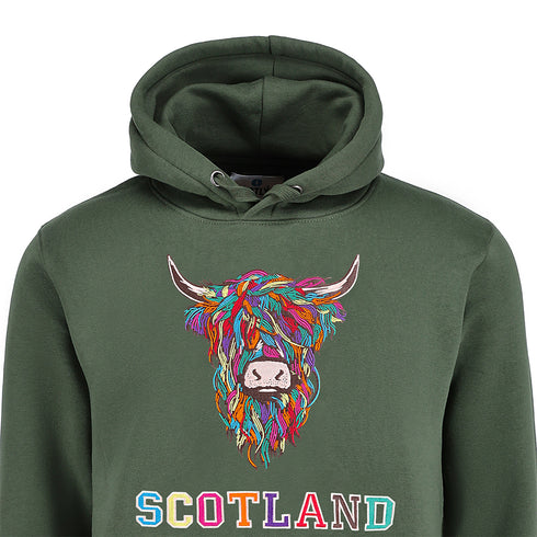 ADULT HOODIE | EMB MLT COW 2
