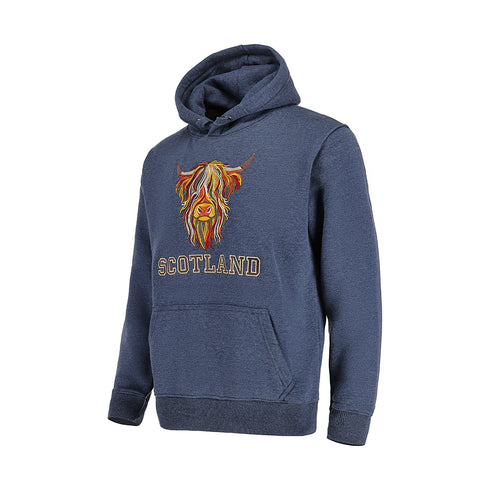 ADULT HOODIE | EMB MLT COW 8