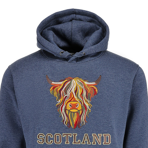 ADULT HOODIE | EMB MLT COW 8