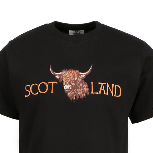 ADULT T-SHIRT | EMB SCT(BULL FACE)LND