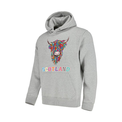 ADULT HOODIE | EMB MLT COW 2