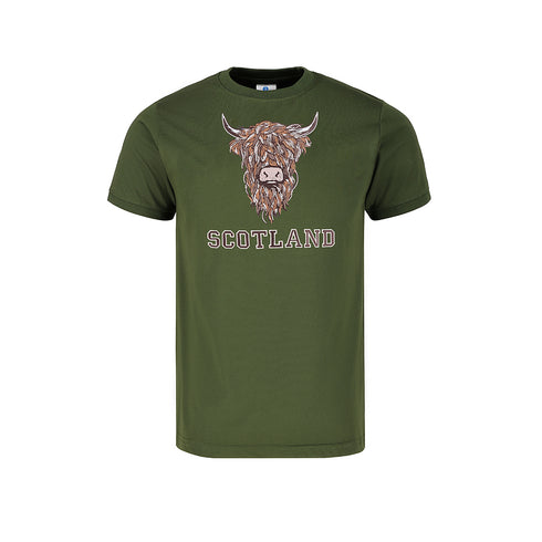 ADULT T-SHIRT | EMB BR COW 1