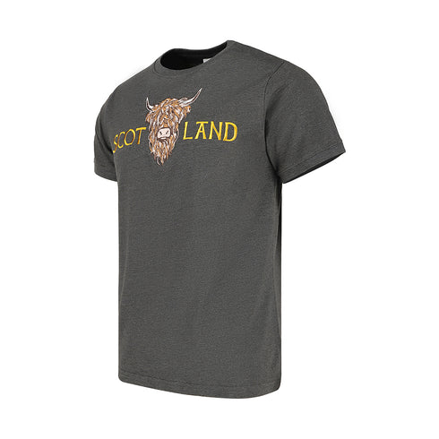ADULT T-SHIRT | EMB SCOT(BR COW 1)LAND
