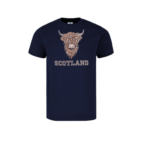 ADULT T-SHIRT | EMB BR COW 1