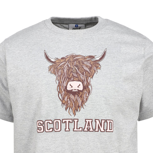 ADULT T-SHIRT | EMB BR COW 1