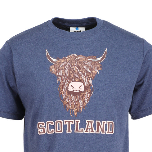 ADULT T-SHIRT | EMB BR COW 1