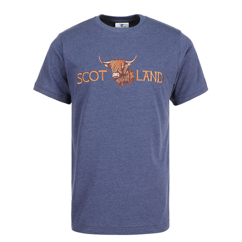 ADULT T-SHIRT | EMB SCT(BULL FACE)LND