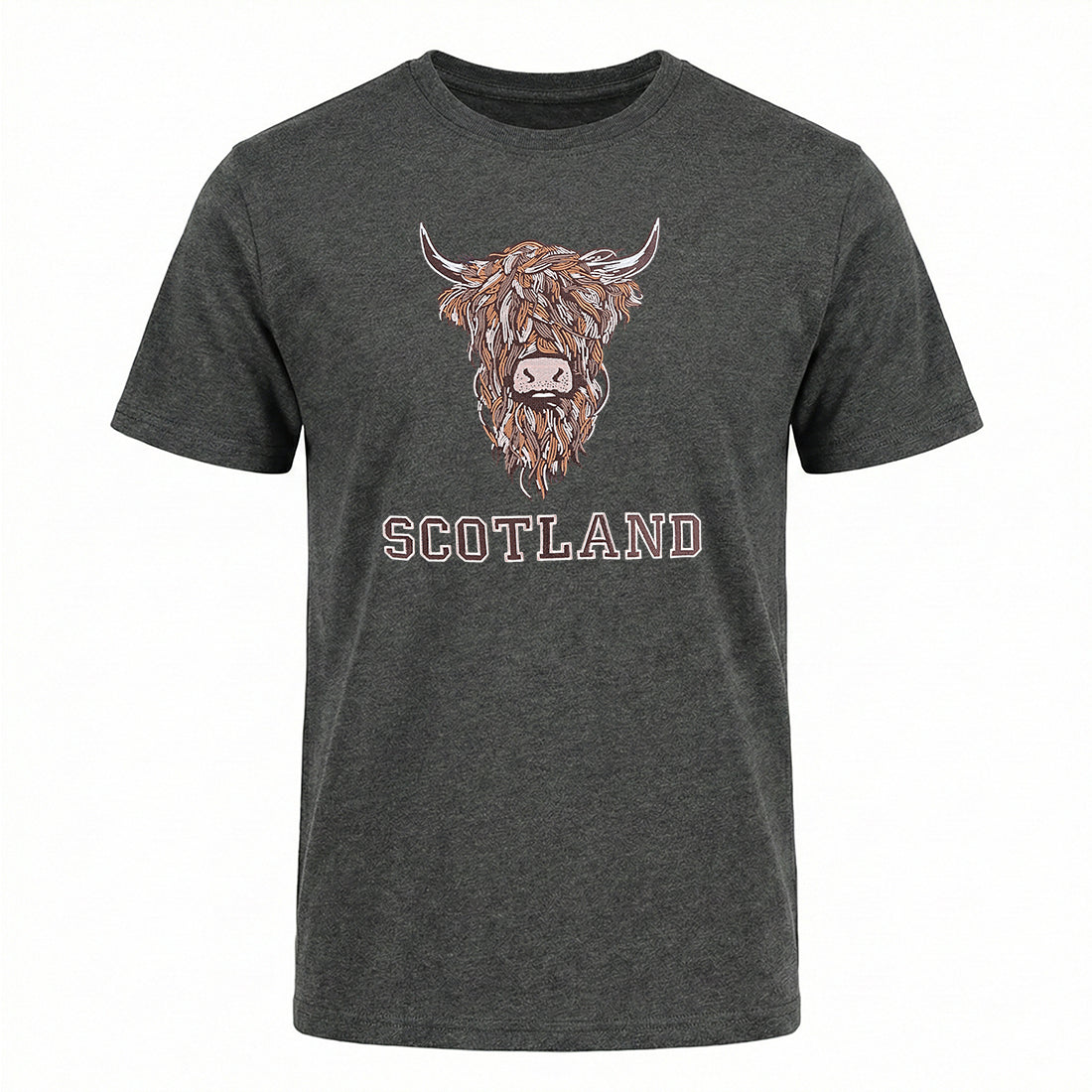 ADULT T-SHIRT | EMB BR COW 1