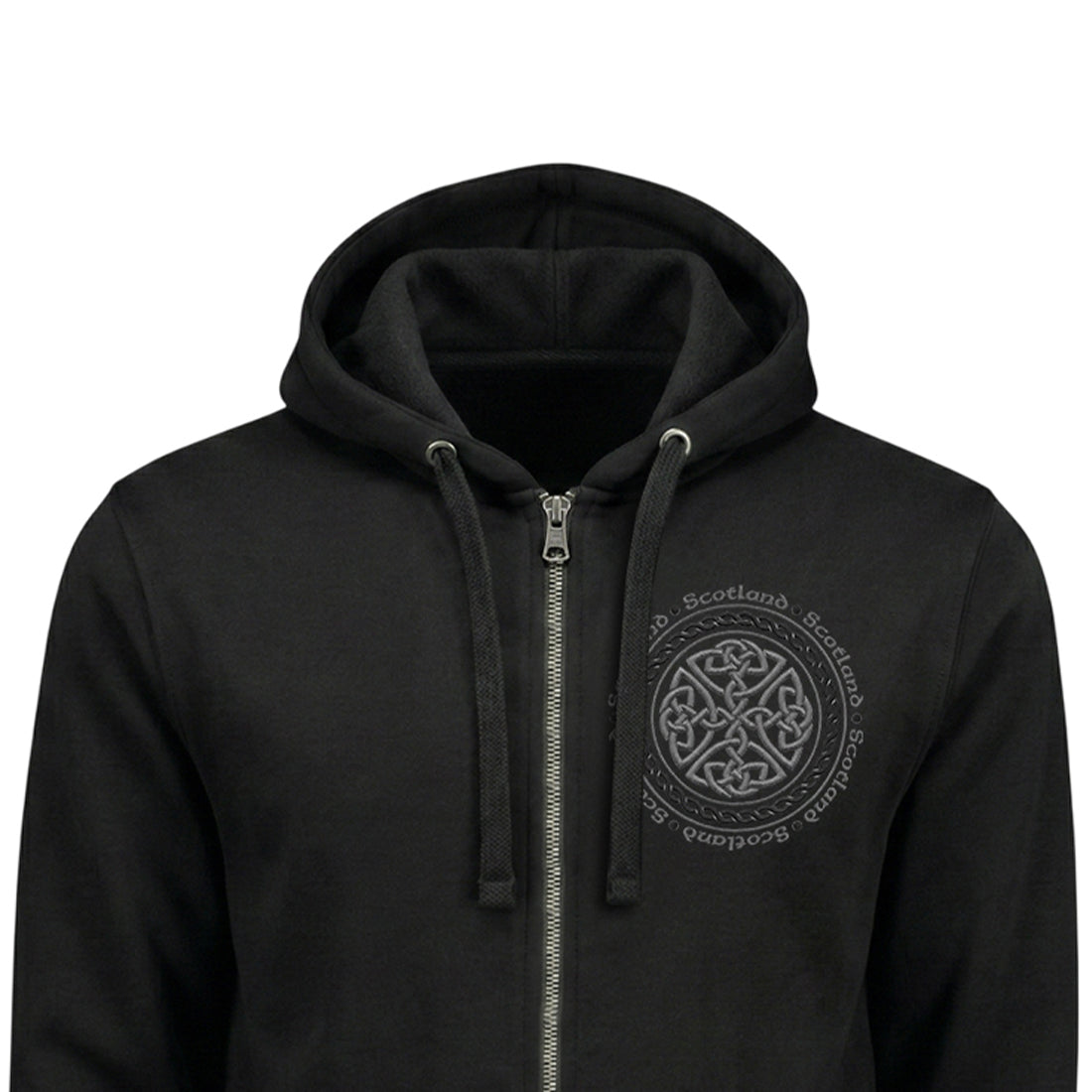 ADULT ZIPPER | EMB CIRCLE CELTIC
