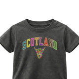KIDS T-SHIRT | EMB SCT/MLT COW 2