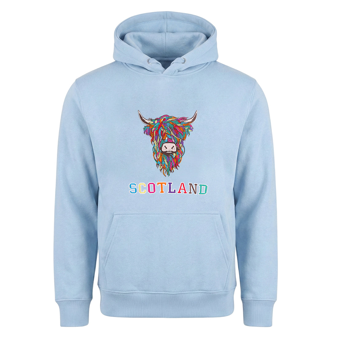 ADULT HOODIE | EMB MLT COW 2