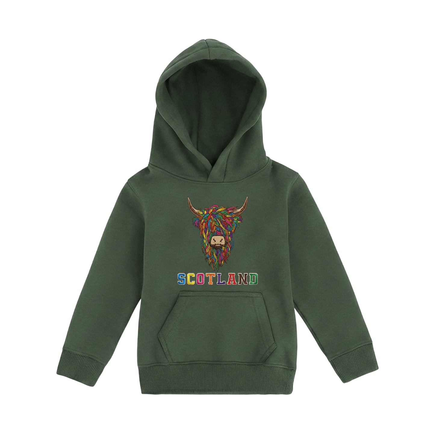 KIDS HOODIE | EMB MLT COW 2