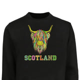 ADULT SWEATSHIRT | EMB MLT COW 6