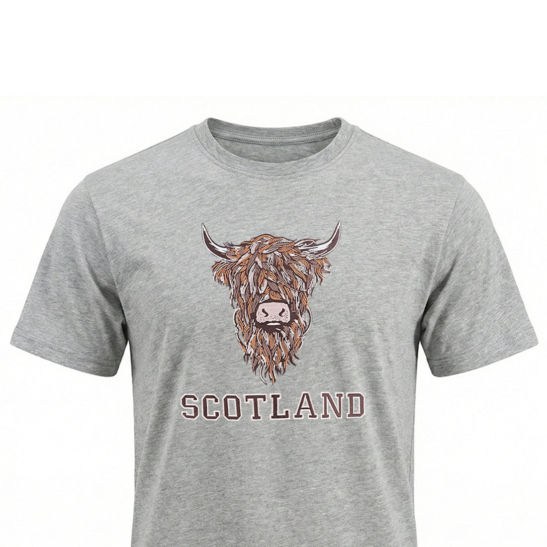 ADULT T-SHIRT | EMB BR COW 1