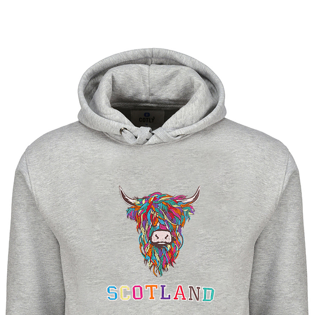ADULT HOODIE | EMB MLT COW 2