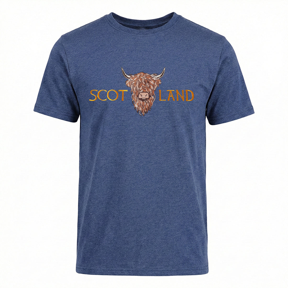 ADULT T-SHIRT | EMB SCOT(BR COW 1)LAND