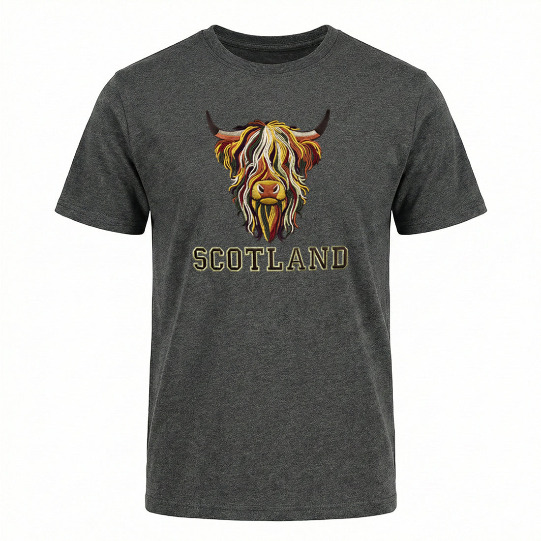 ADULT T-SHIRT | EMB MLT COW 8