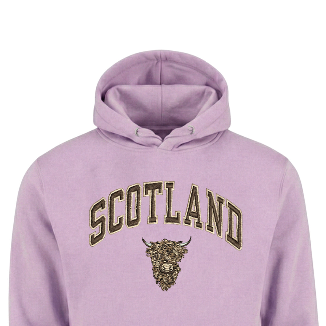 ADULT HOODIE | EMB SCT/BR COW 1