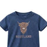 KIDS T-SHIRT | EMB BR COW 1