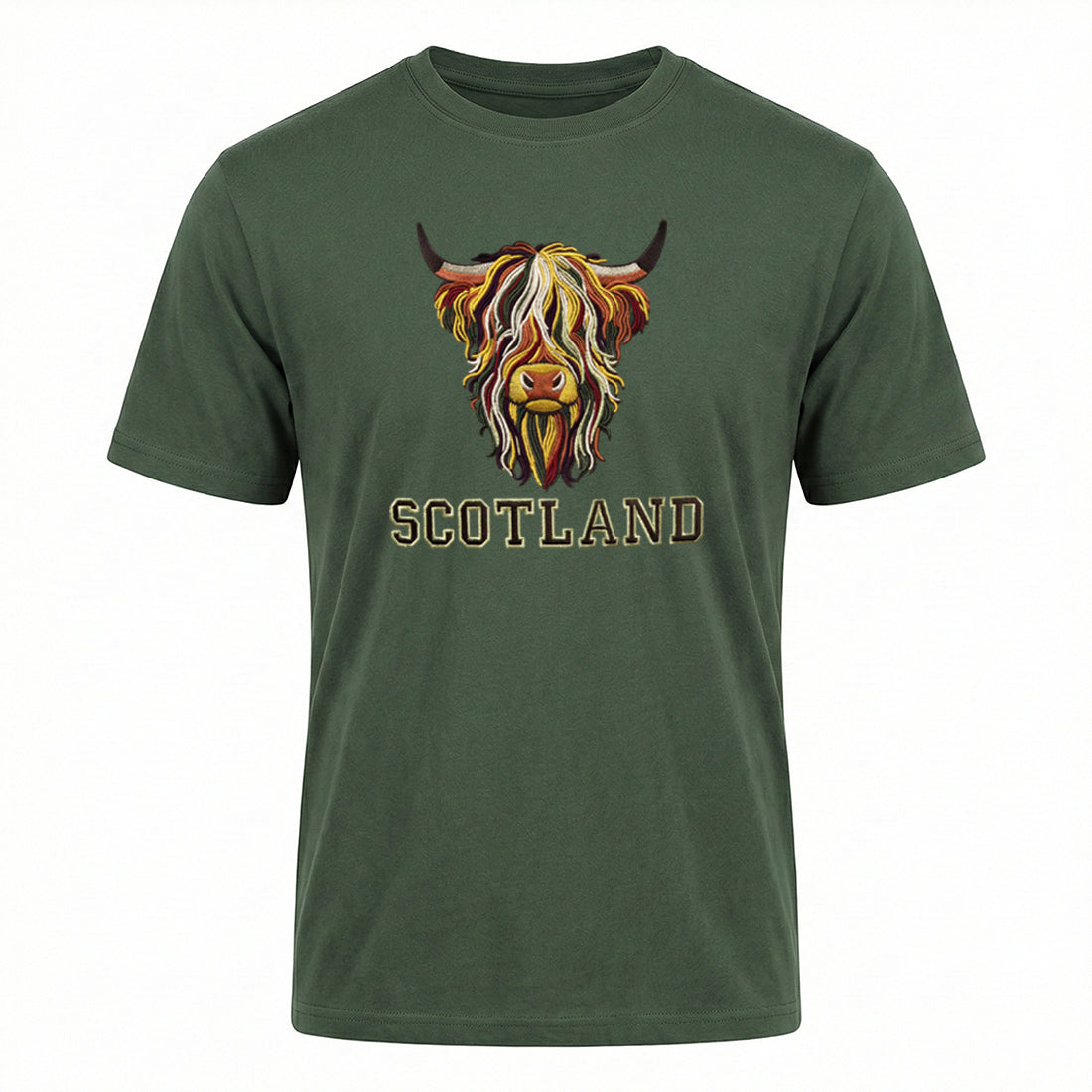ADULT T-SHIRT | EMB MLT COW 8