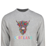 ADULT SWEATSHIRT | EMB MLT COW 2
