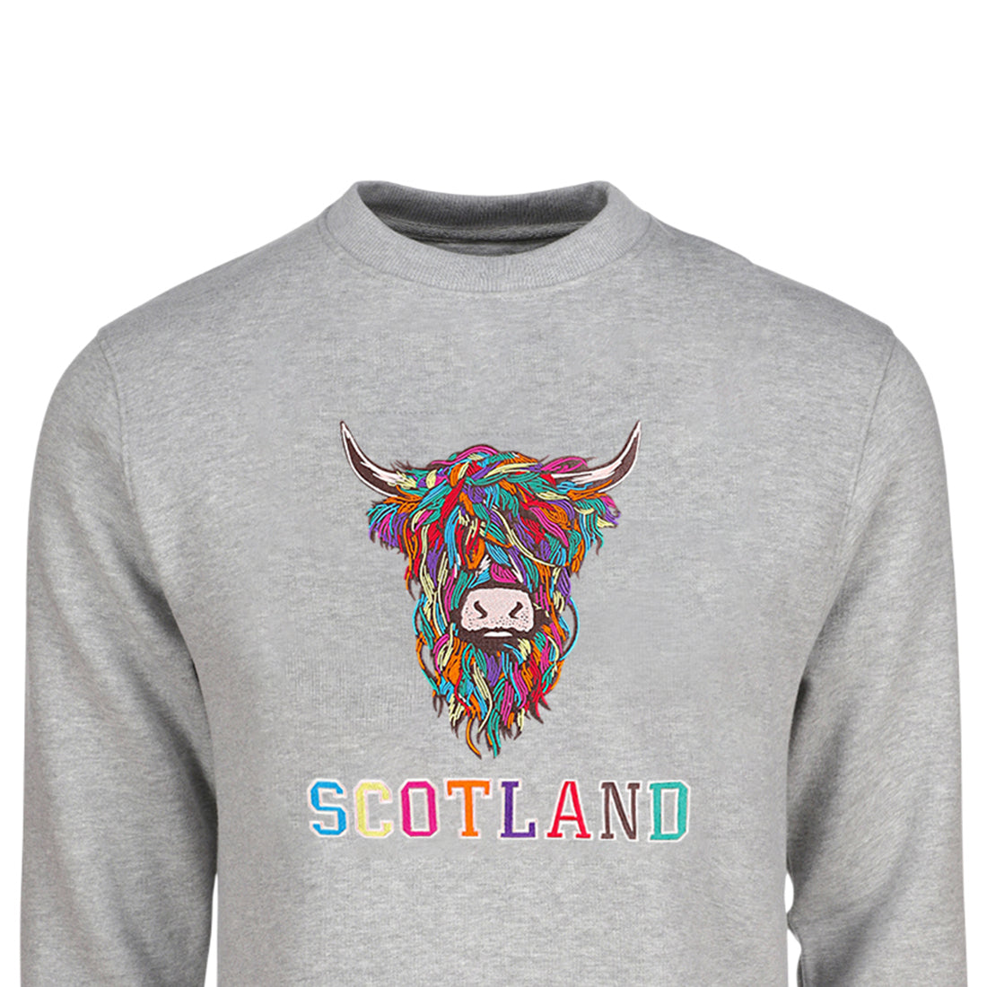 ADULT SWEATSHIRT | EMB MLT COW 2