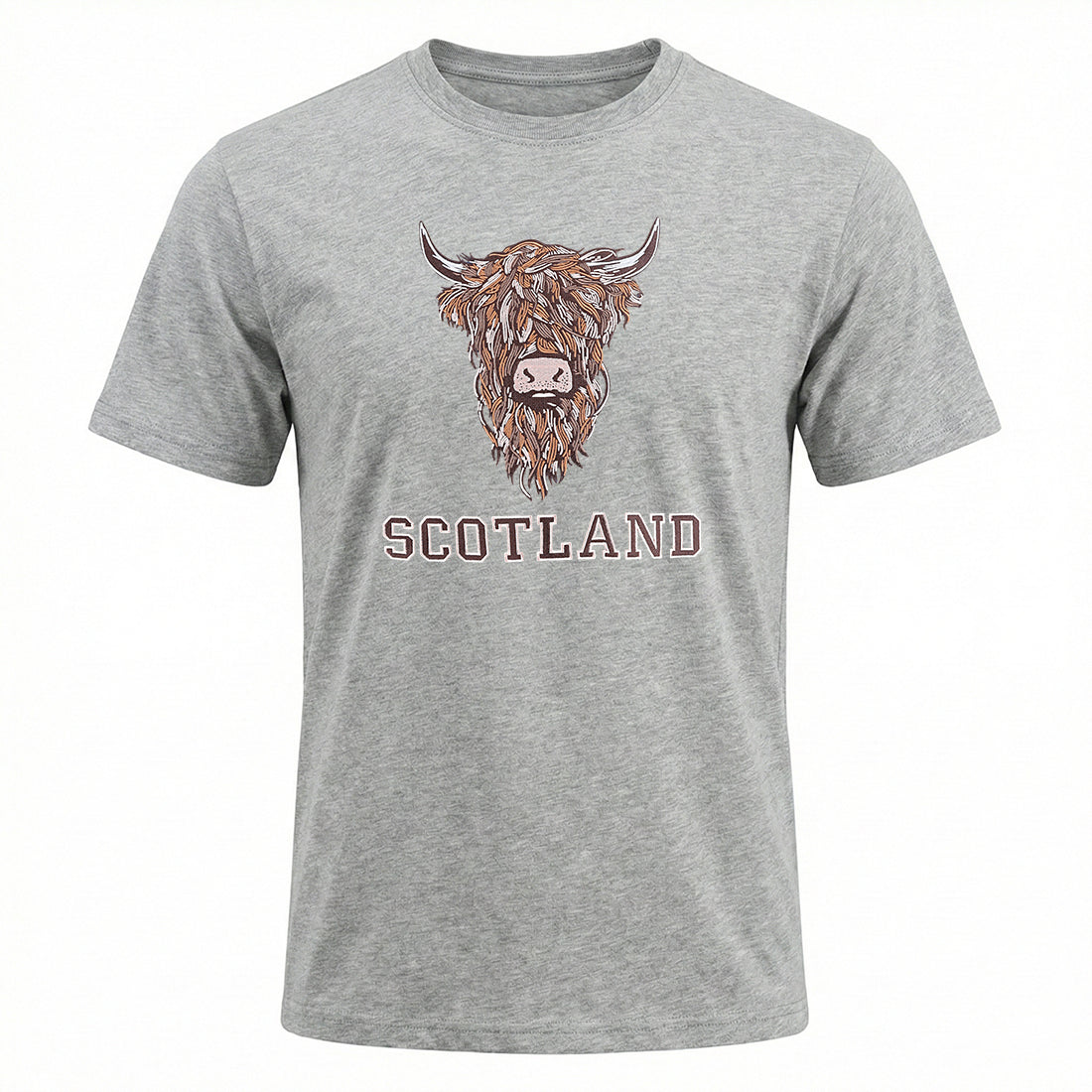 ADULT T-SHIRT | EMB BR COW 1