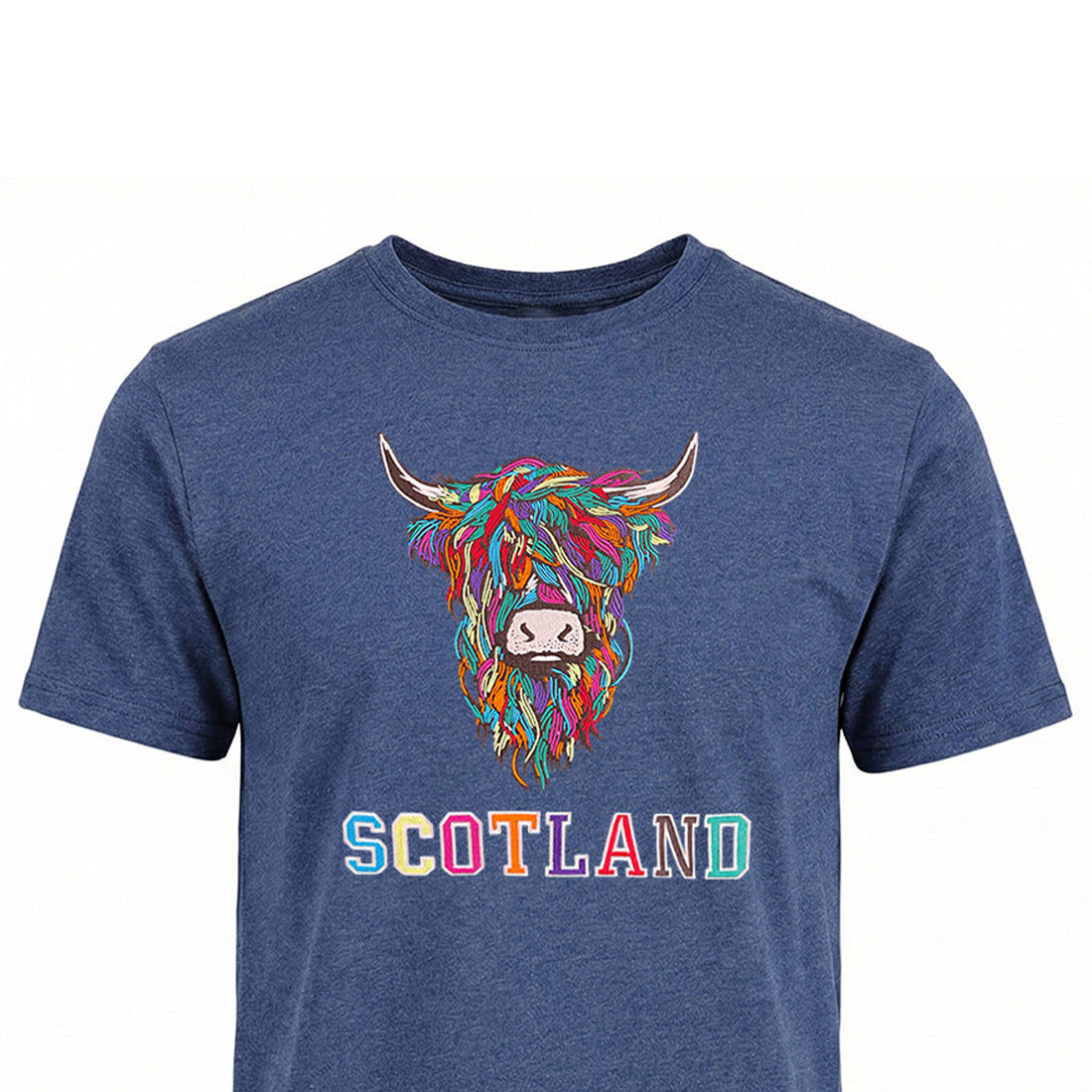 ADULT T-SHIRT | EMB MLT COW 2