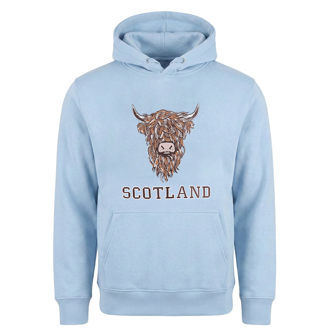 ADULT HOODIE | EMB BR COW1
