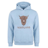 ADULT HOODIE | EMB BR COW1