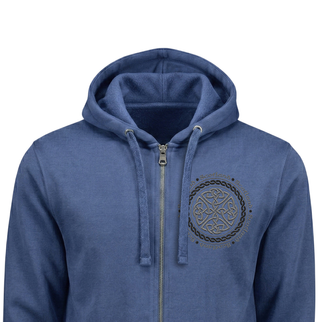 ADULT ZIPPER | EMB CIRCLE CELTIC