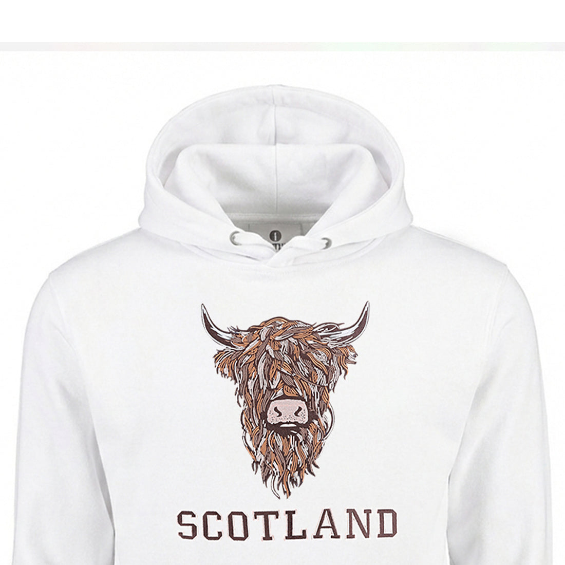 ADULT HOODIE | EMB BR COW1