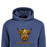 ADULT HOODIE | EMB MLT COW 8