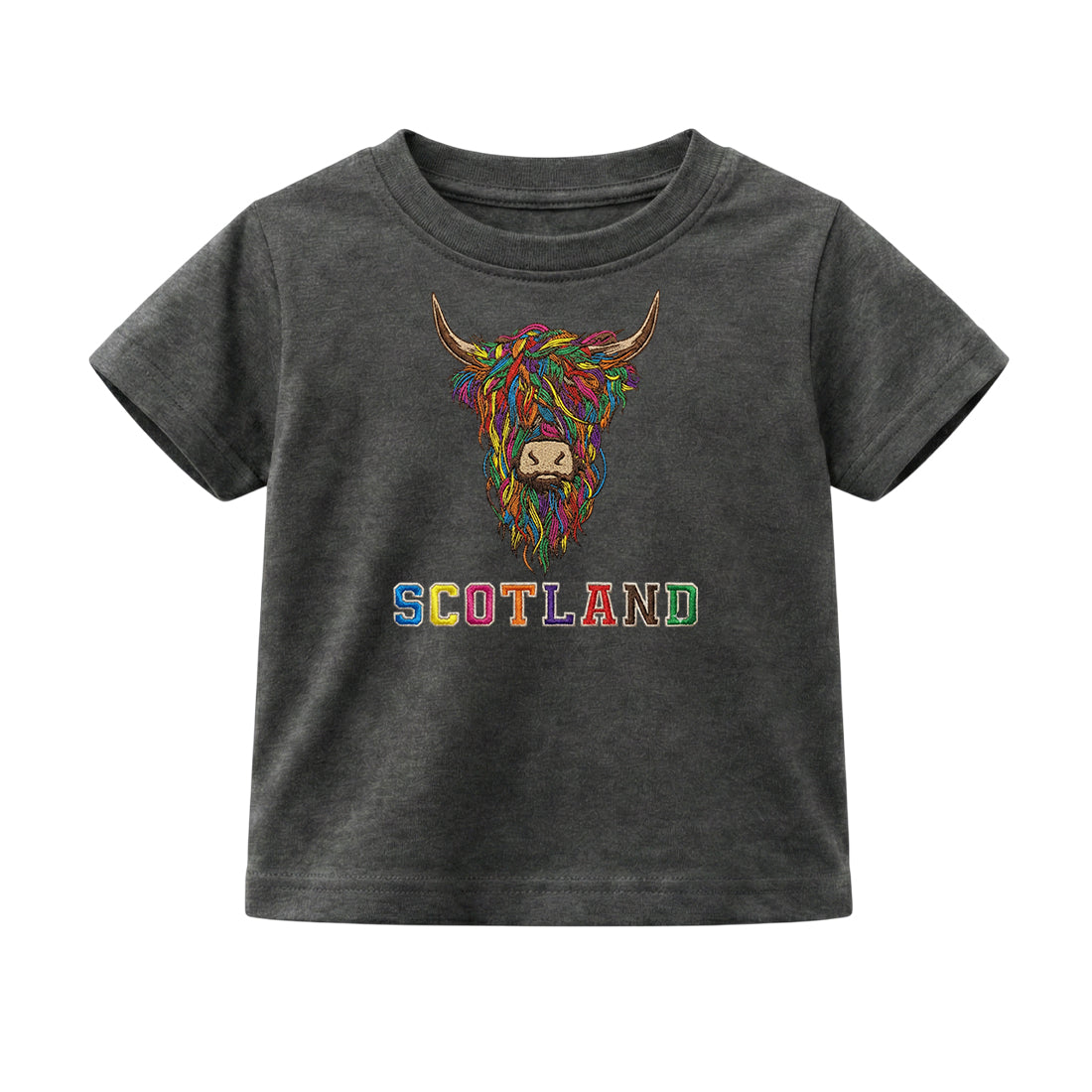 KIDS T-SHIRT | EMB MLT COW 2