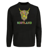 ADULT SWEATSHIRT | EMB MLT COW 6