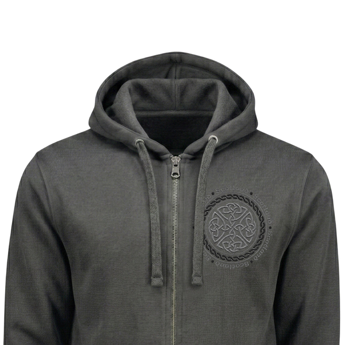 ADULT ZIPPER | EMB CIRCLE CELTIC