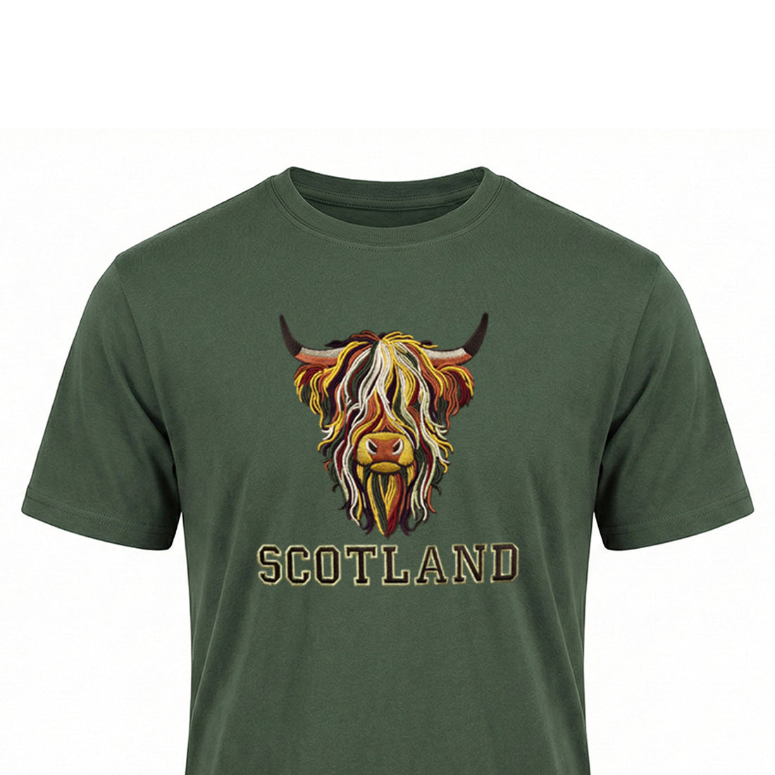 ADULT T-SHIRT | EMB MLT COW 8