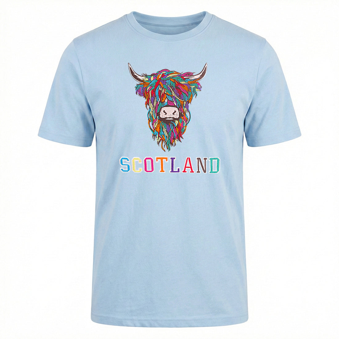 ADULT T-SHIRT | EMB MLT COW 2