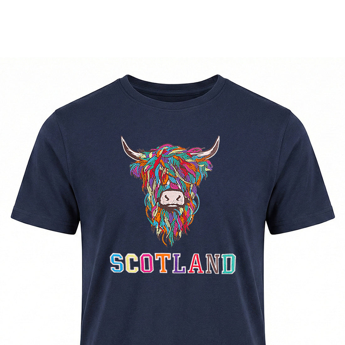 ADULT T-SHIRT | EMB MLT COW 2