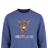 ADULT SWEATSHIRT | EMB MLT COW 2