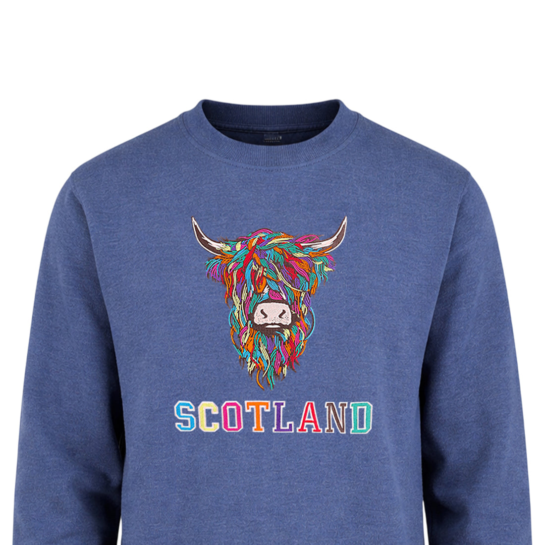 ADULT SWEATSHIRT | EMB MLT COW 2