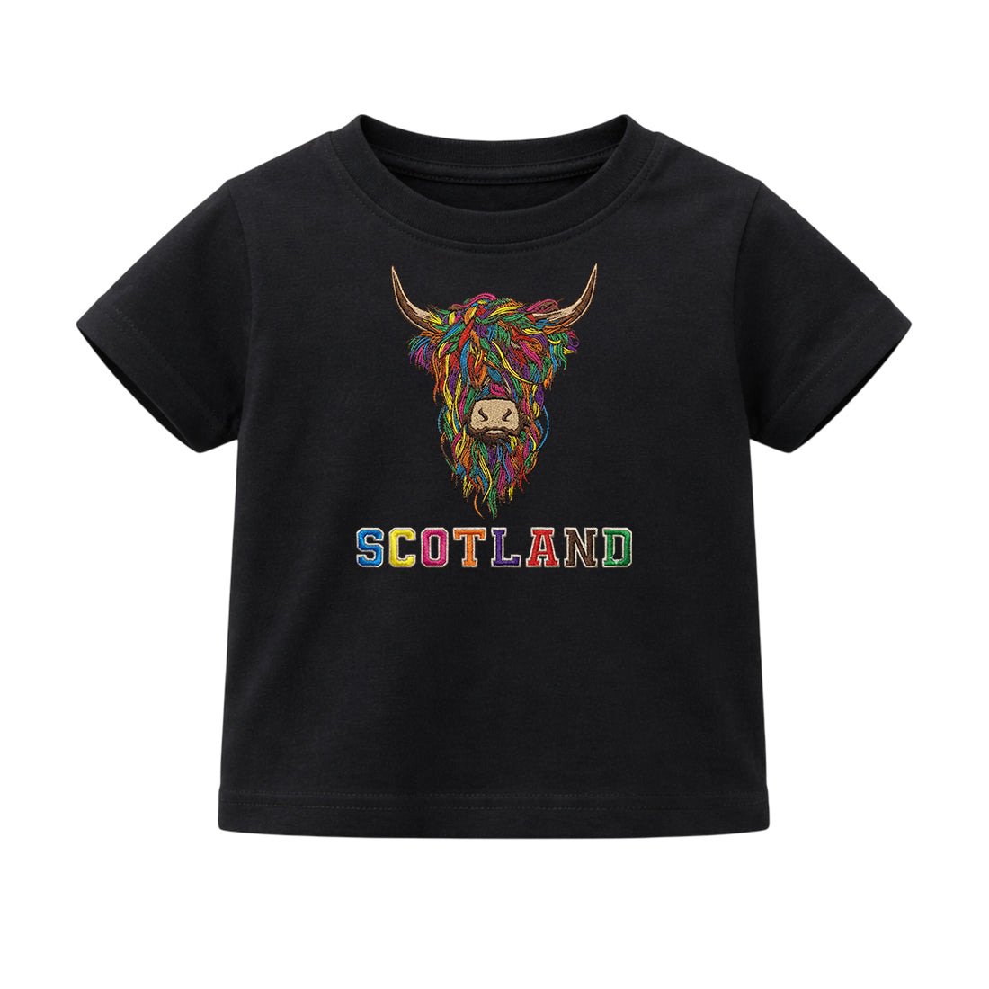 KIDS T-SHIRT | EMB MLT COW 2