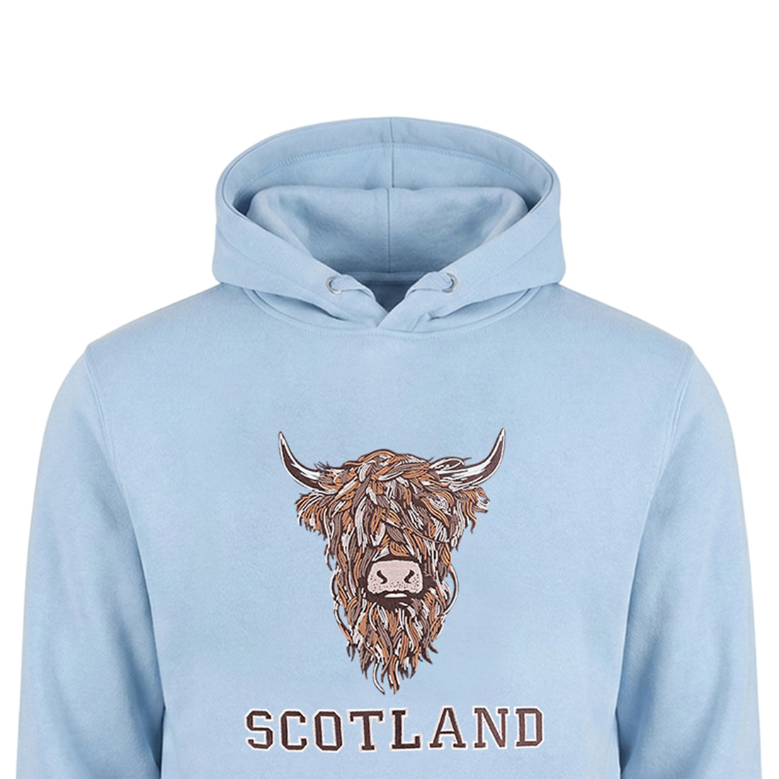ADULT HOODIE | EMB BR COW1