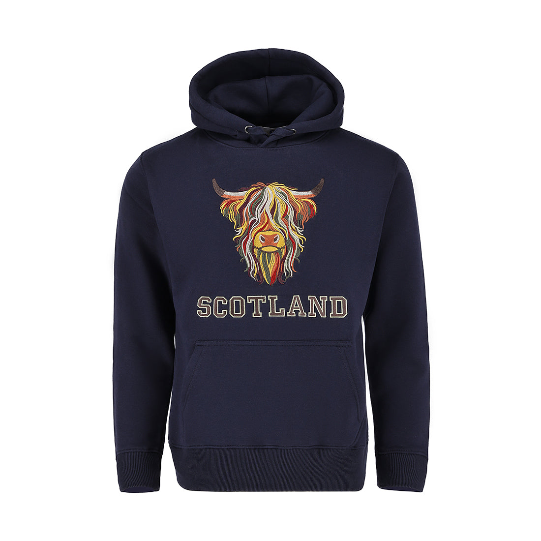 ADULT HOODIE | EMB MLT COW 8