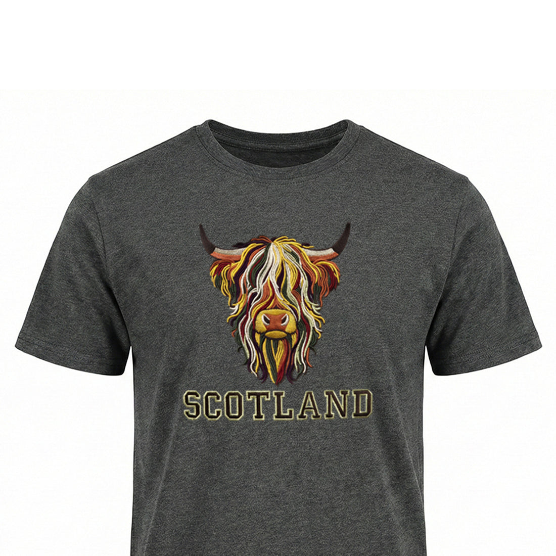 ADULT T-SHIRT | EMB MLT COW 8